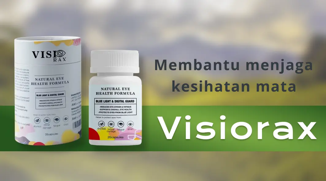 Kapsul Visiorax dalam bekas untuk penglihatan lebih baik