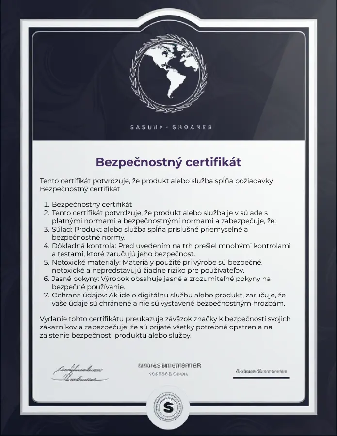 certifikát-bezpečnostiς