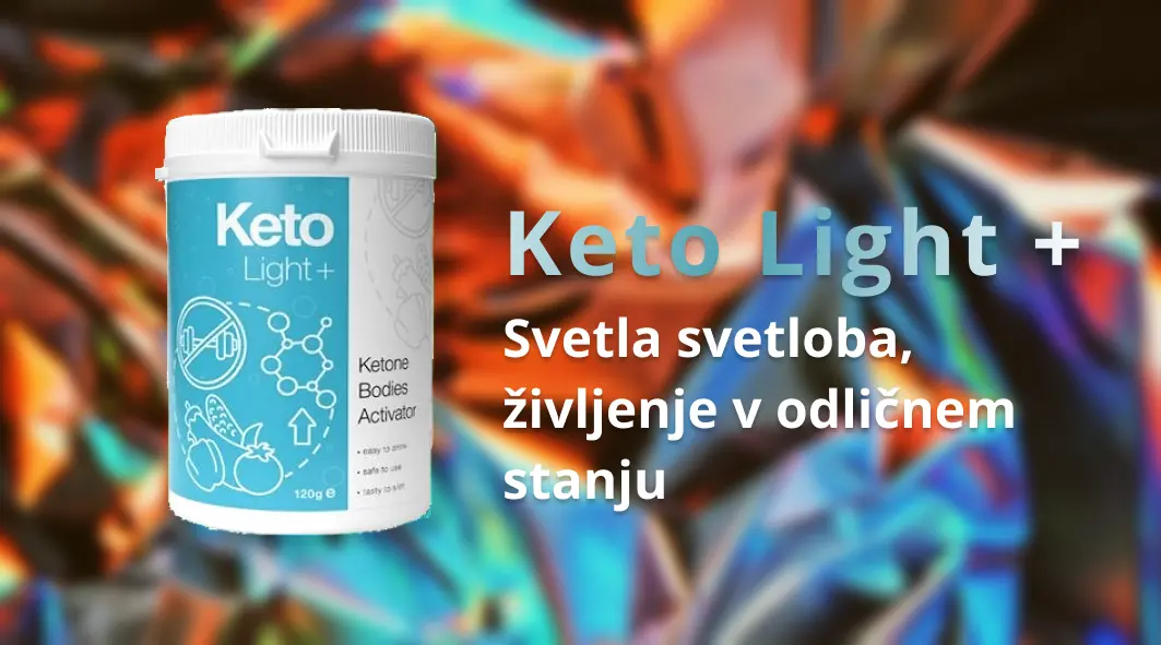 Steklenička Keto Light+ za hujšanje.