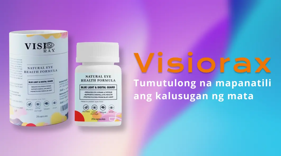 Bote ng Visiorax na may mga kapsula