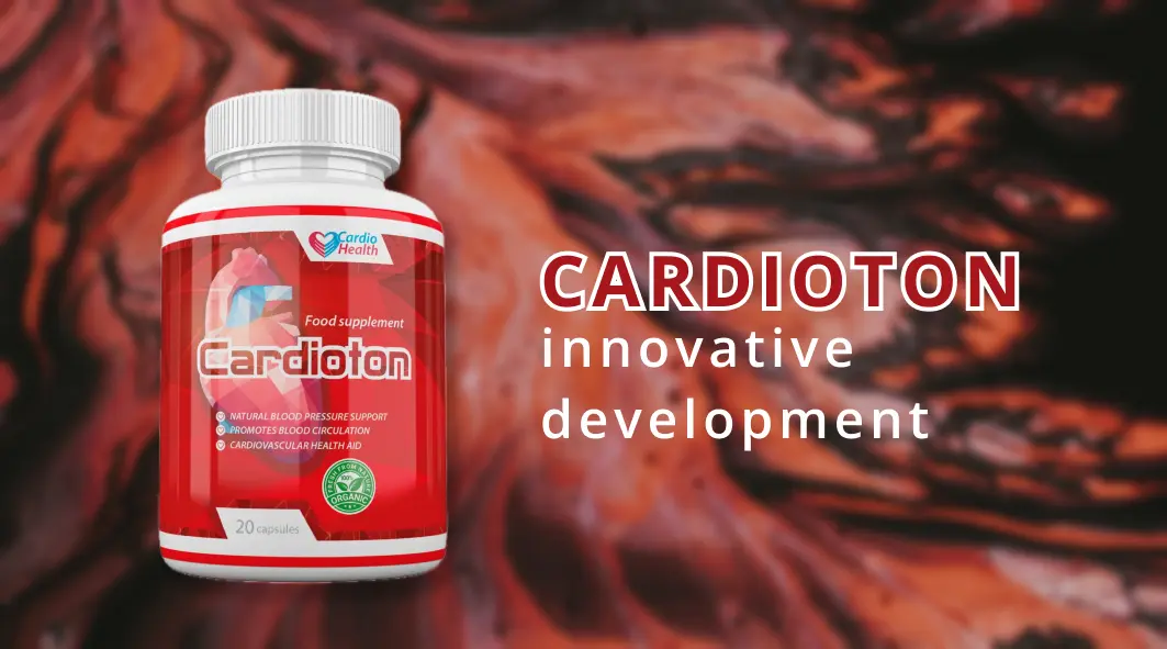 Cardioton heart health supplement packaging