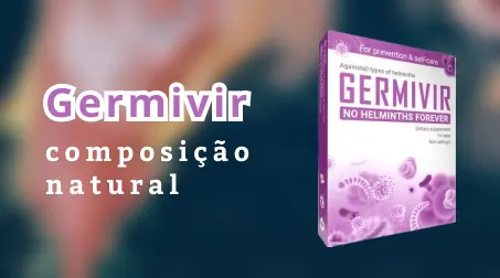 caixa do produto Germivir para tratamento antiparasitário