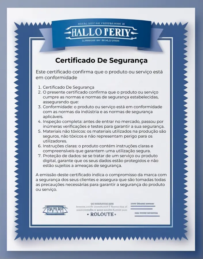 certificado de seguranca