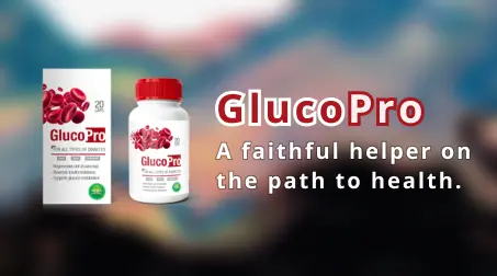 GlucoPro Blood Sugar Support Supplement Packaging