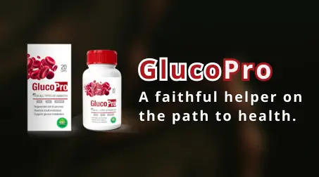 GlucoPro Glucose Support Formula Package Display