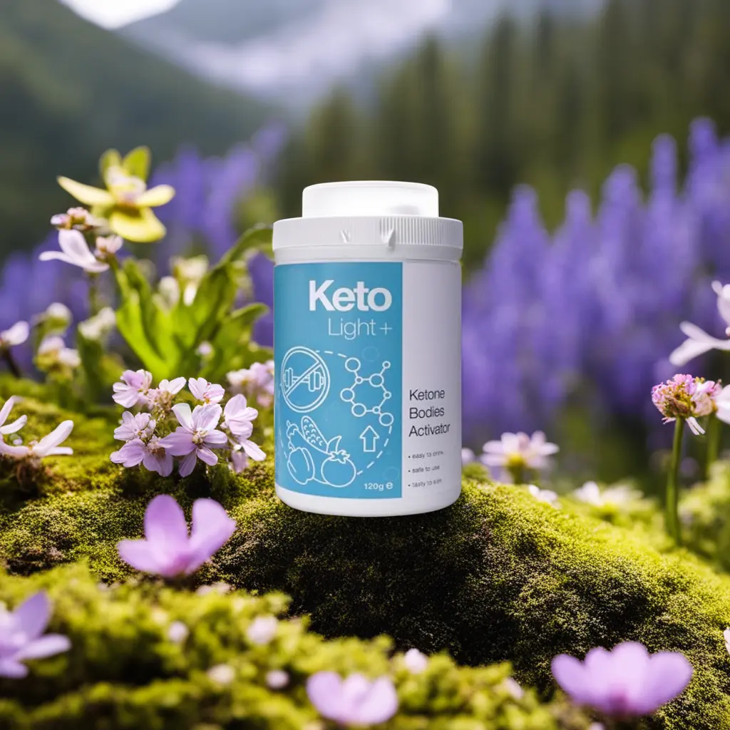 Suplemento Keto Light+ en un entorno natural