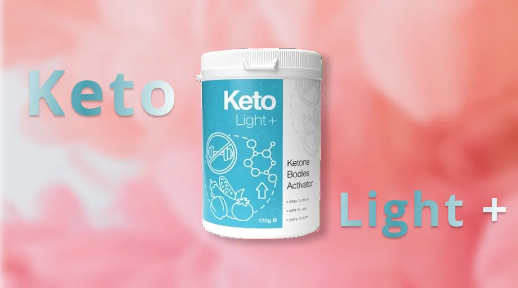 Φιάλη του διατροφικού συμπληρώματος Keto Light +