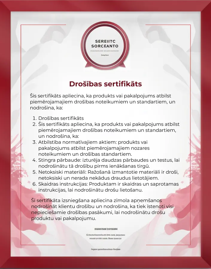 Drošības sertifikāts