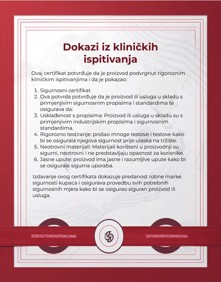 certifikat kliničkih ispitivanja