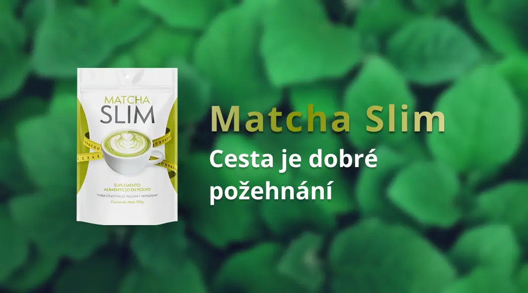 Matcha Slim balení s přírodními ingrediencemi