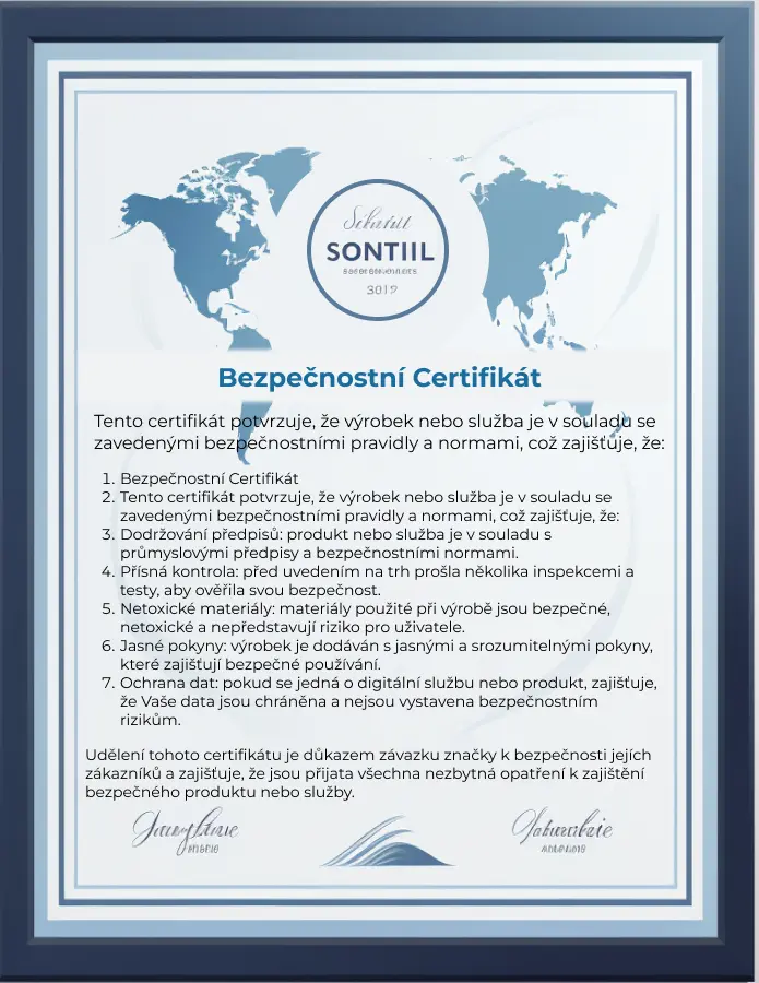 Certifikát pro bezpečnost