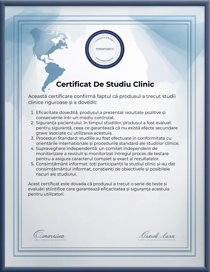 Certificat de Testare Clinică