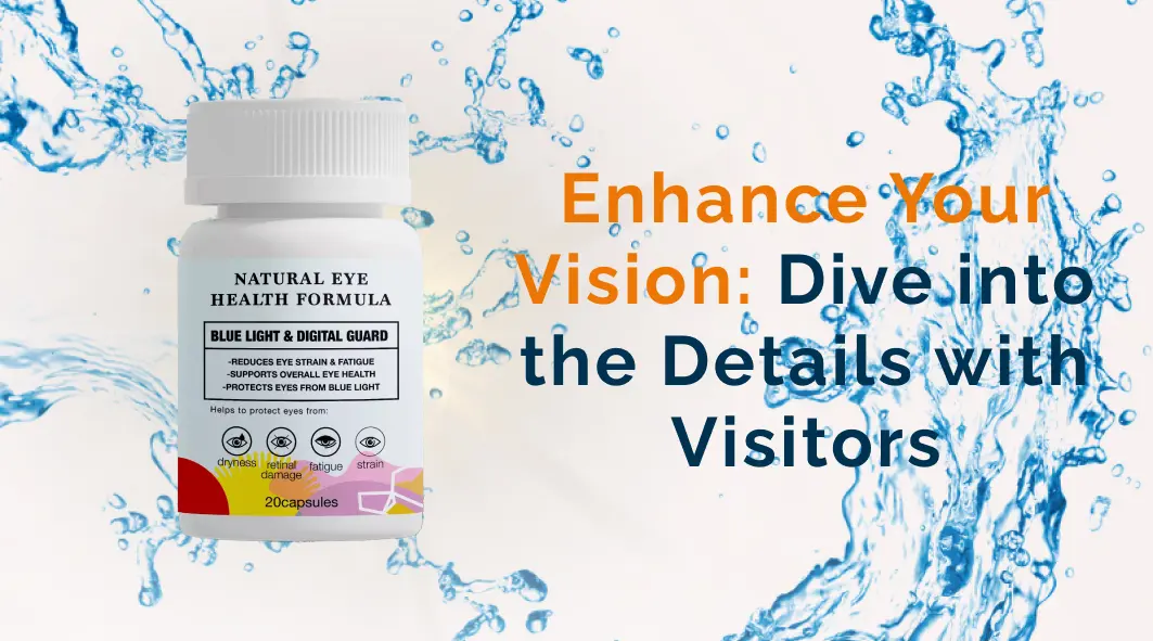 Visiorax eye health product showcasing brand slogan