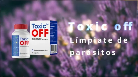 empaque de Toxic OFF para desintoxicación segura