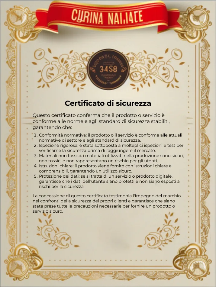 certificato di sicurezza