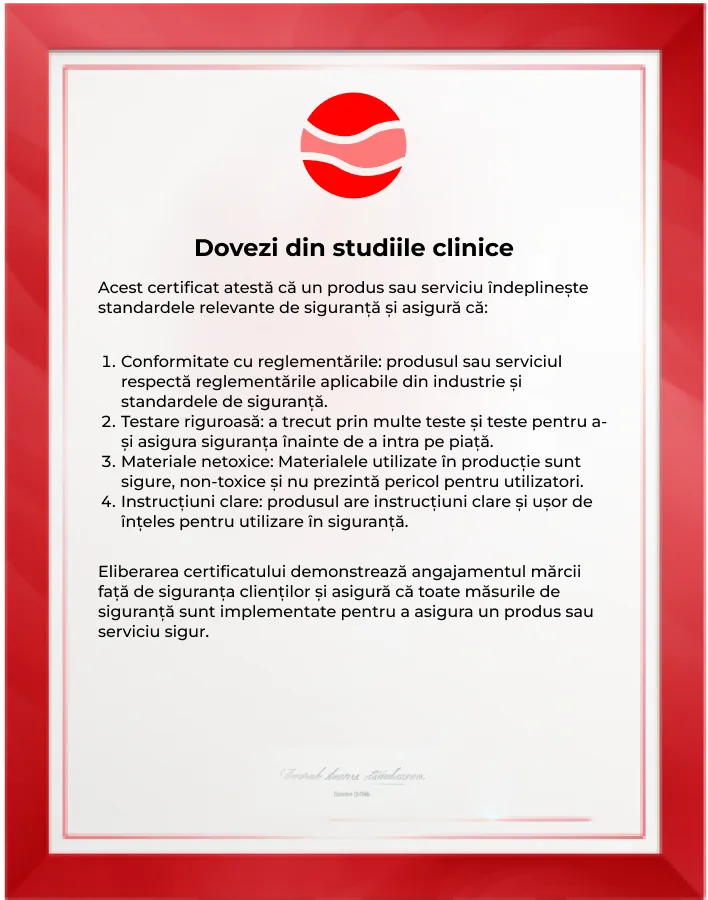 Certificat de aprobare a studiilor clinice