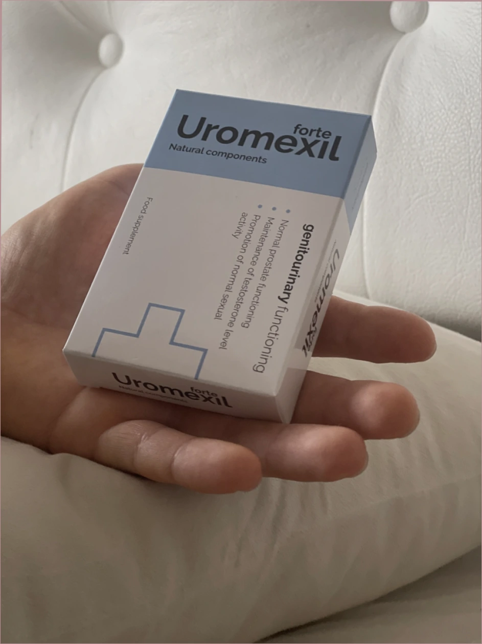 Uromexil Forte produkta iesaiņojums