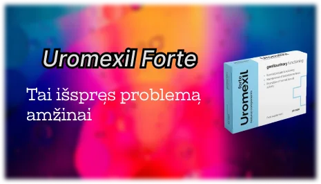 Uromexil-Forte produkto išvaizda